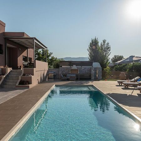 Villa Enny, 3 Bd With Private Heated Pool Agia  Extérieur photo