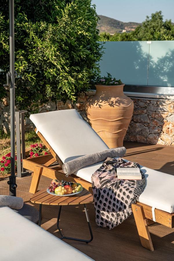 Villa Enny, 3 Bd With Private Heated Pool Agia  Extérieur photo