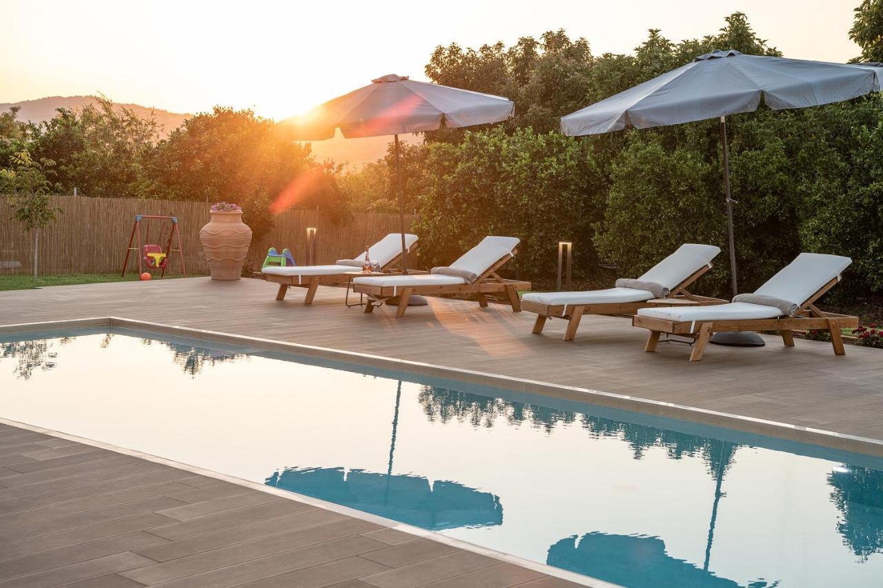 Villa Enny, 3 Bd With Private Heated Pool Agia  Extérieur photo