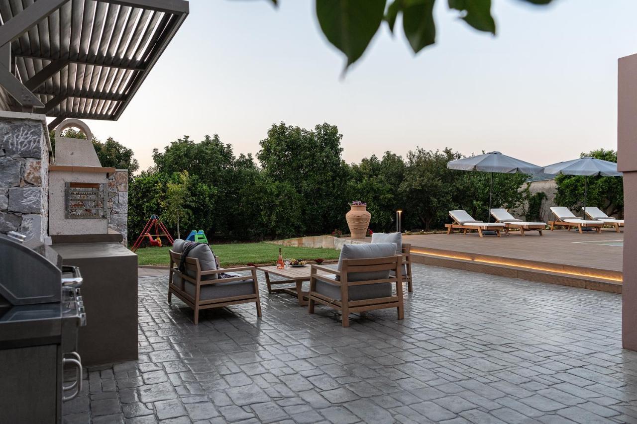 Villa Enny, 3 Bd With Private Heated Pool Agia  Extérieur photo