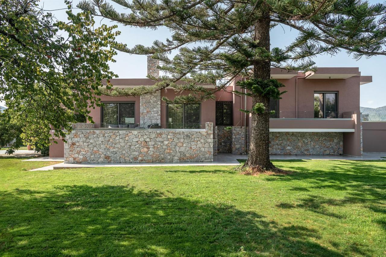 Villa Enny, 3 Bd With Private Heated Pool Agia  Extérieur photo